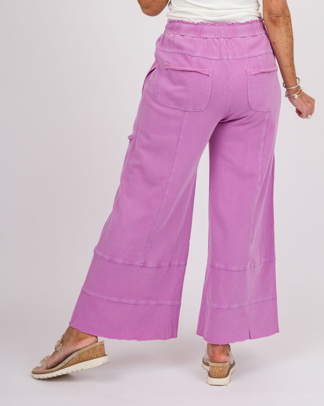 Orchid Mineral Washed Pants