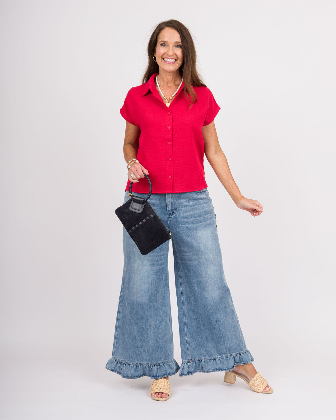 Ross Red Sleeveless Top