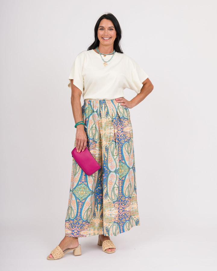 Harlow Skirt Pants - Blue Mix