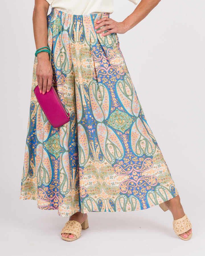 Harlow Skirt Pants - Blue Mix