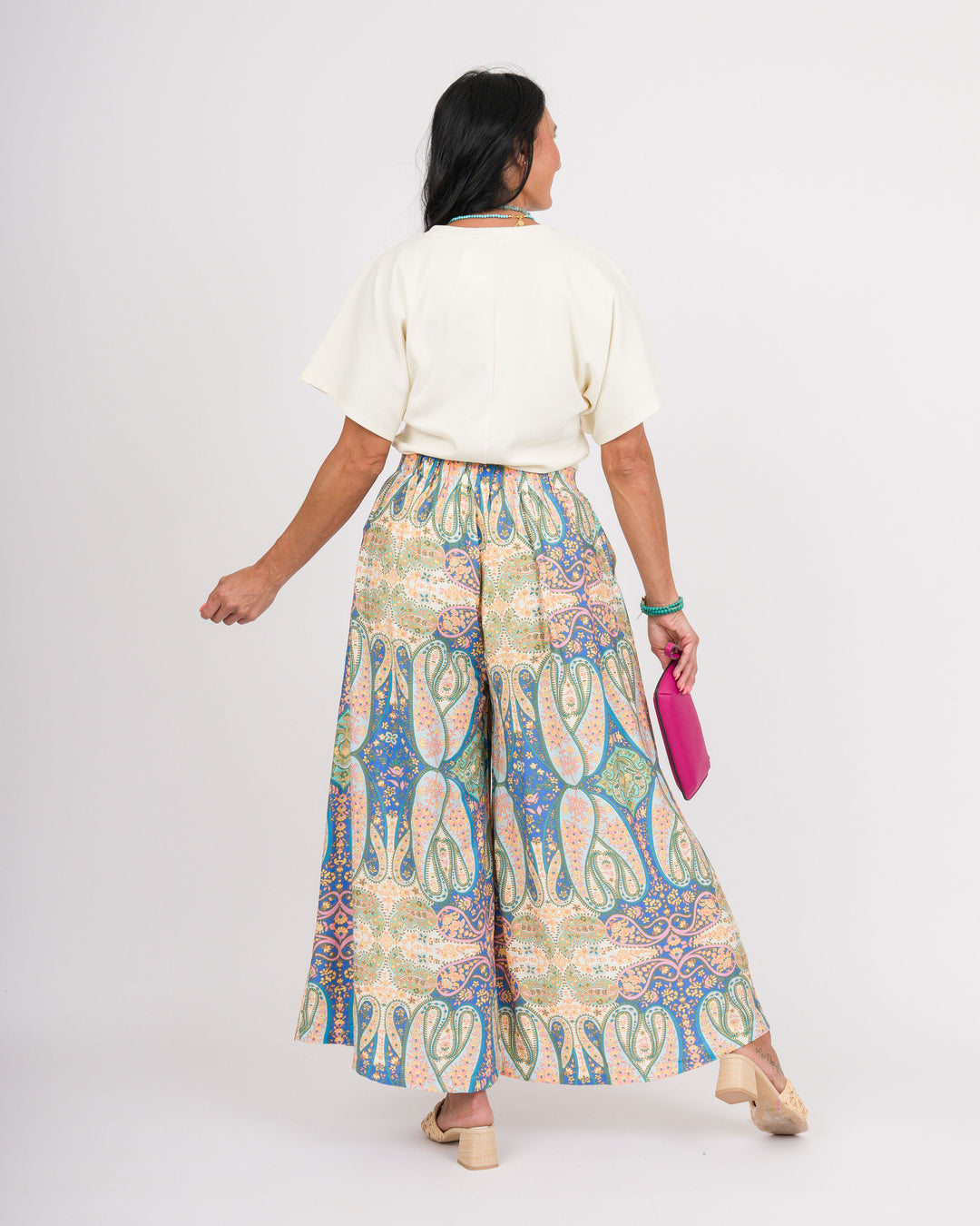 Harlow Skirt Pants - Blue Mix