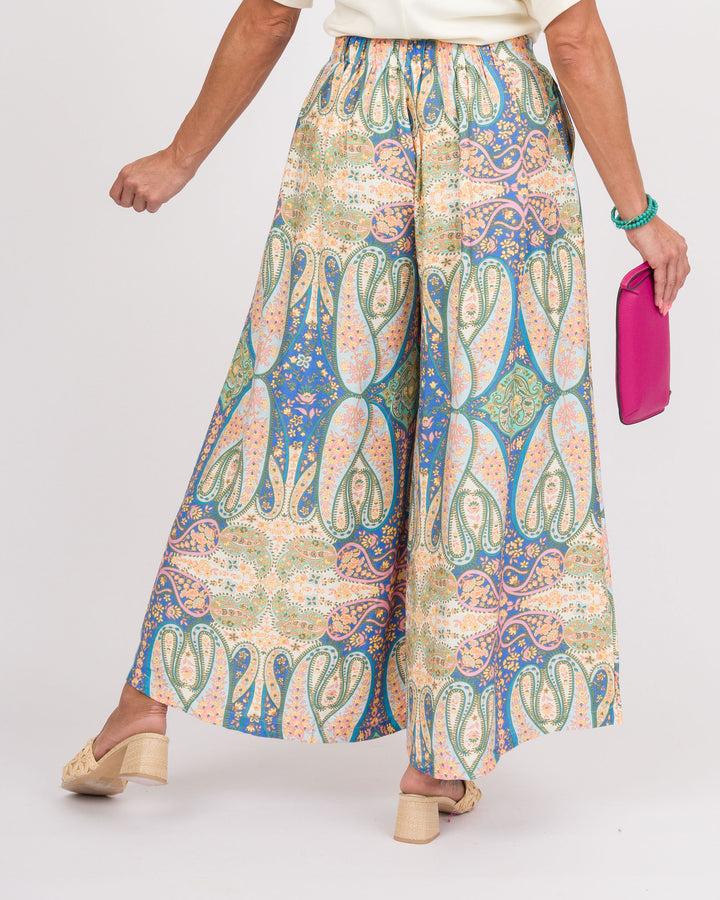 Harlow Skirt Pants - Blue Mix