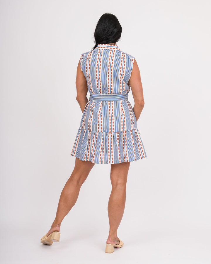 Colonial Striped Shirt Dress