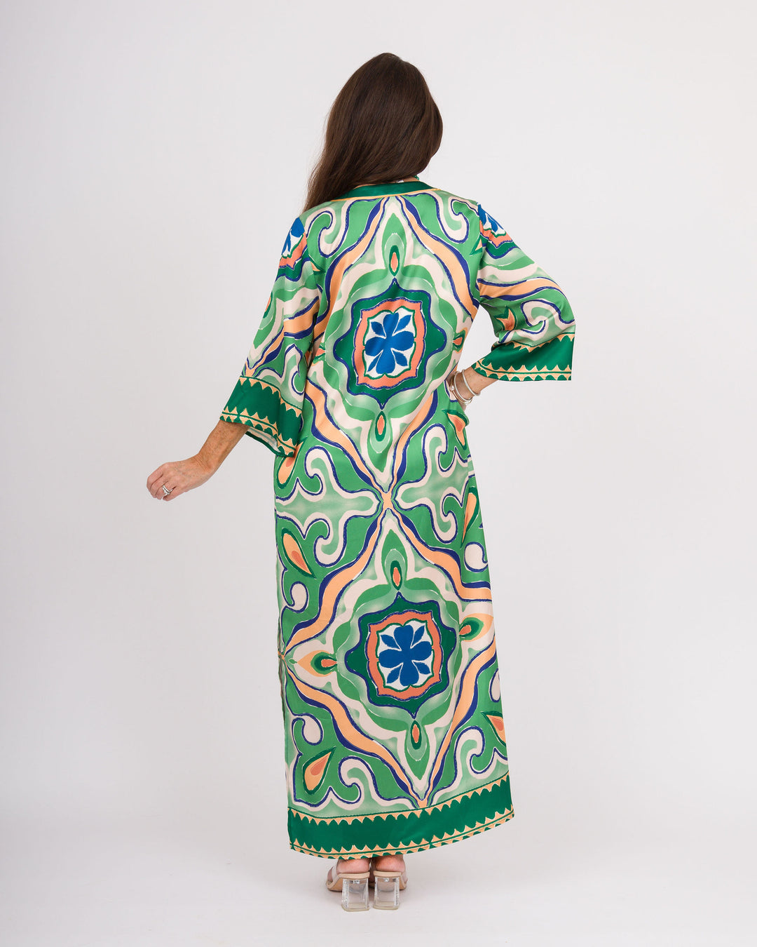 Moroccan Tile Maxi Dress