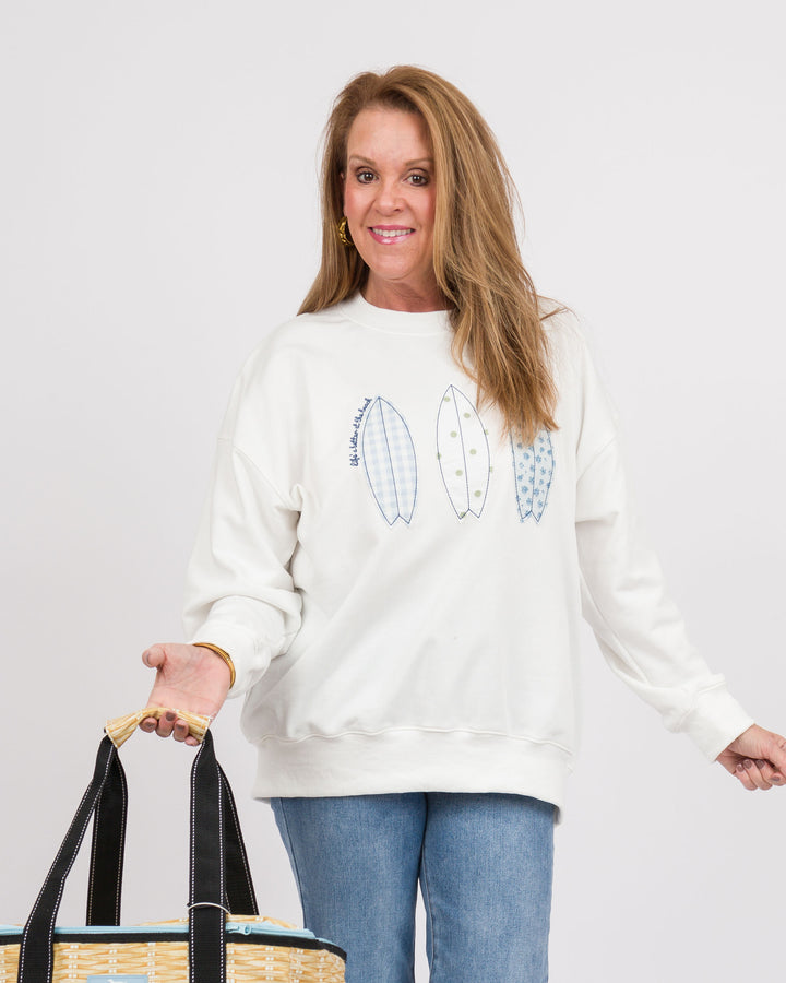 Boat Patchwork Sweatshirt