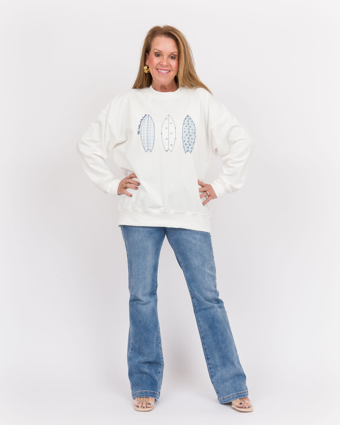 Boat Patchwork Sweatshirt