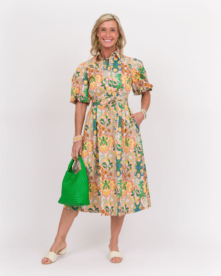 Roseanne Floral Midi Dress