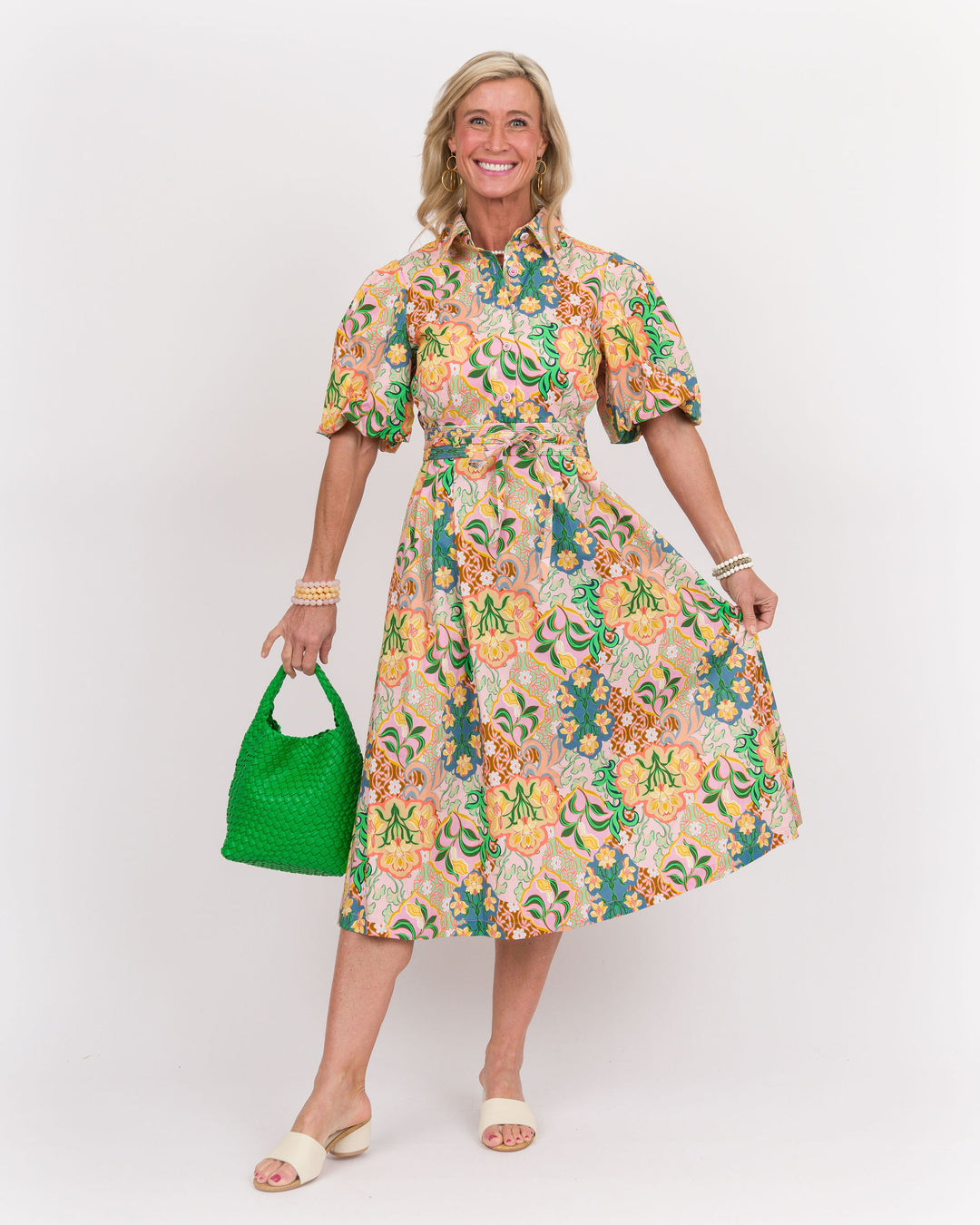 Roseanne Floral Midi Dress
