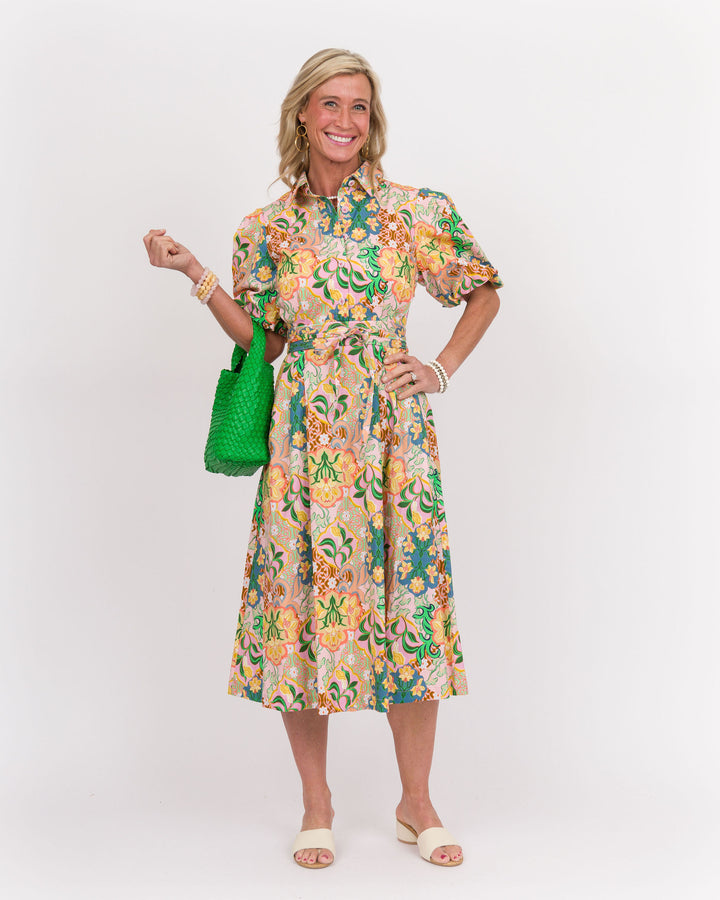 Roseanne Floral Midi Dress