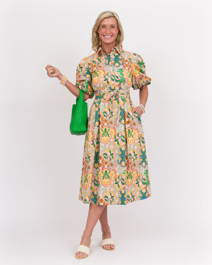 Roseanne Floral Midi Dress