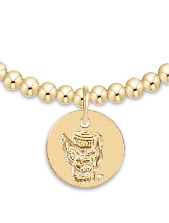 enewton ecollegiate Classic Gold 3mm Bracelet - NC State