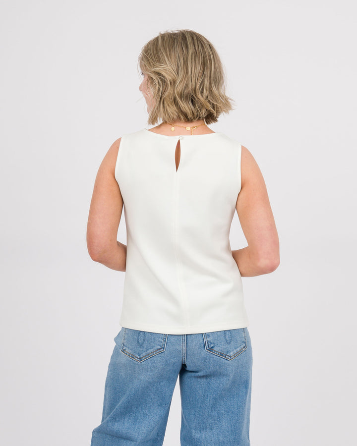 Hilarie Tank - Winter White