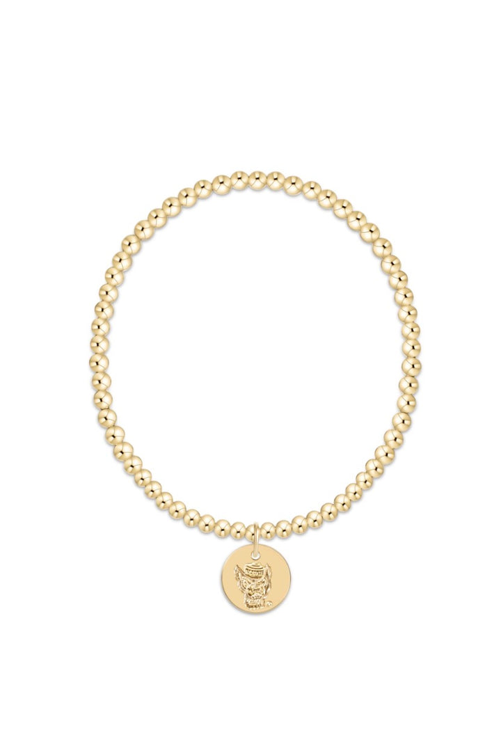 enewton ecollegiate Classic Gold 3mm Bracelet - NC State