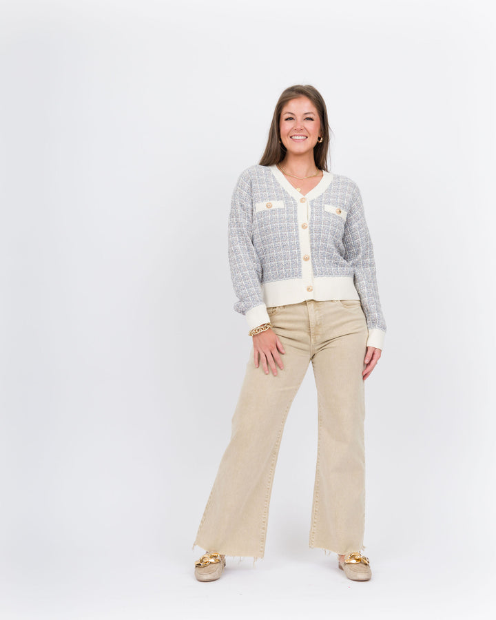 Cecilia Tweed Cardigan