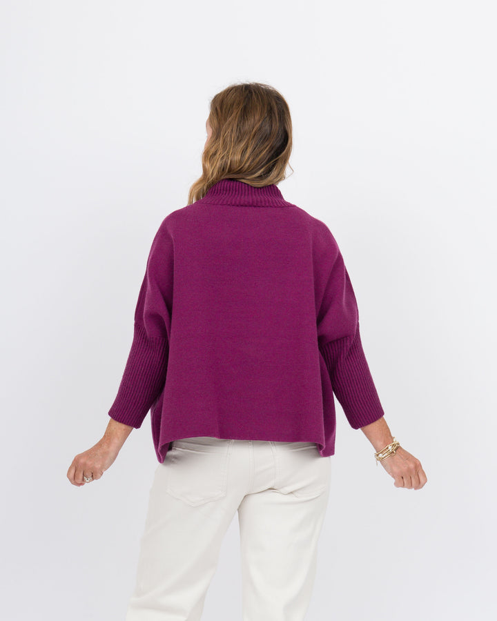 Kerisma Aja Sweater- Purple Wine