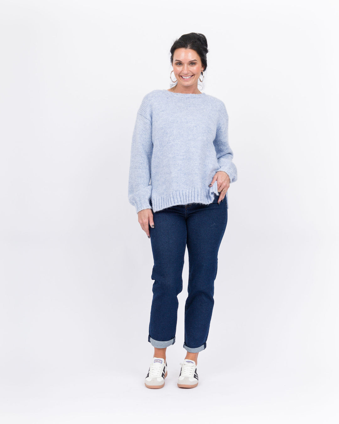 Waverly Sweater - Periwinkle