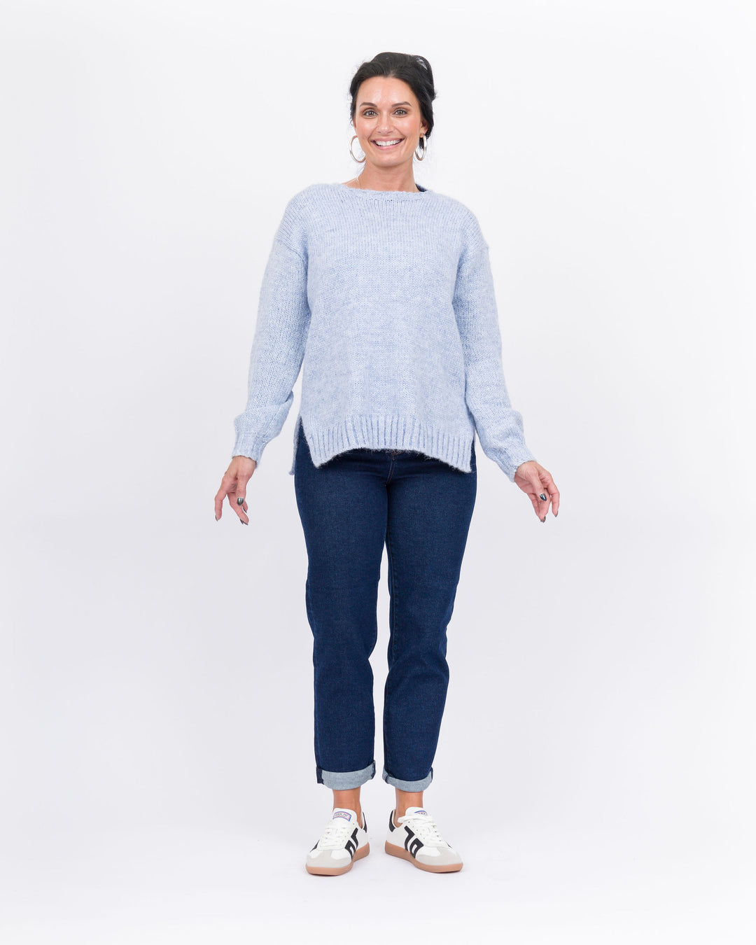 Waverly Sweater - Periwinkle