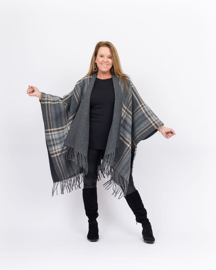 Fireside Cardigan - Grey - O/S