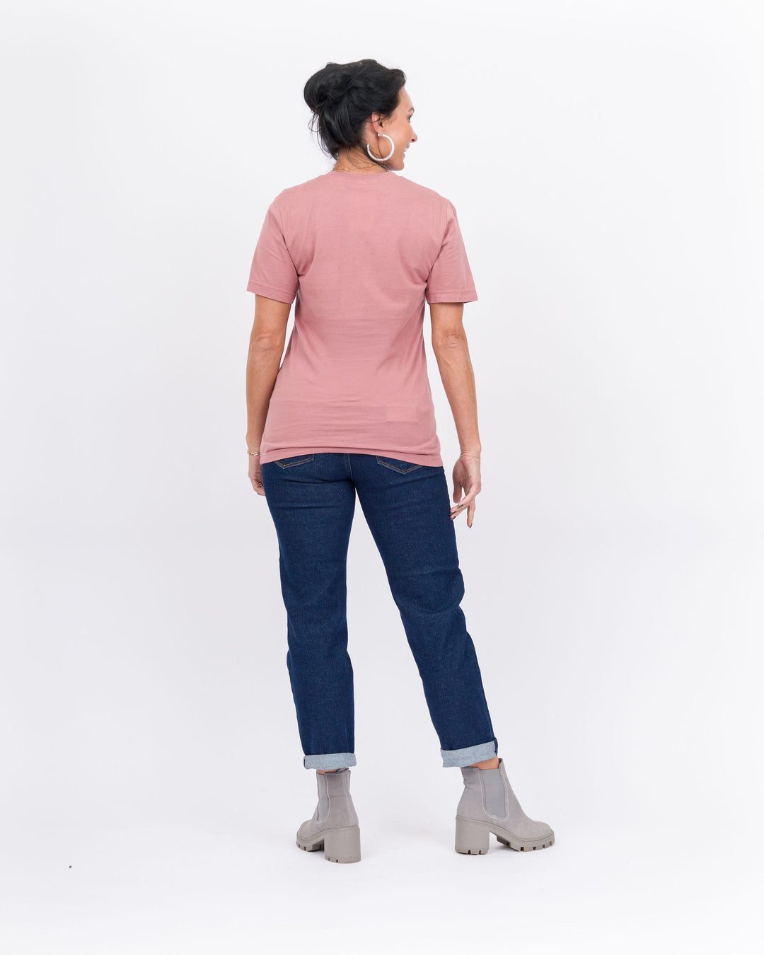 Faith Tee - Dusty Pink