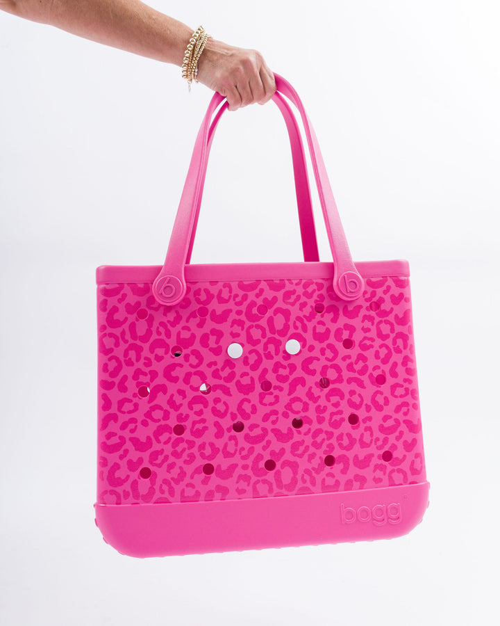 Purrr-fectly Pink Leopard Bay Bogg Bag-Medium