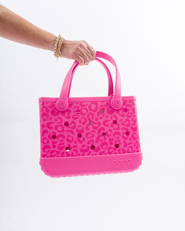 Purrr-fectly Pink Leopard  Bitty  Bogg Bag Small