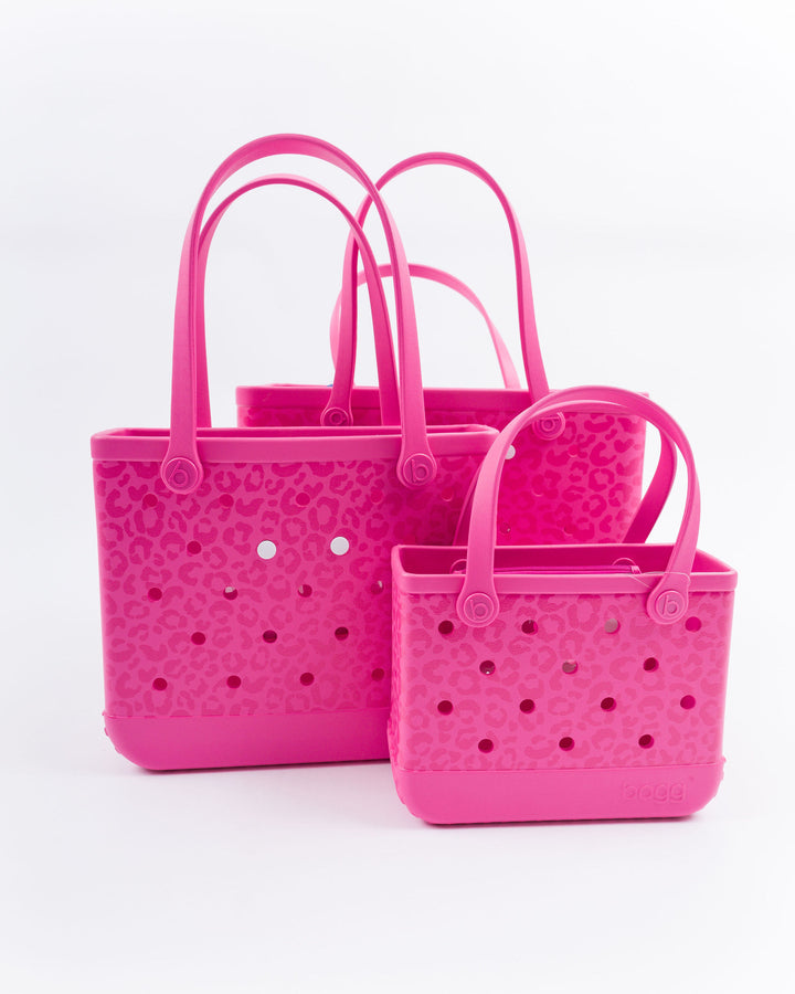 Purrr-fectly Pink Leopard  Bitty  Bogg Bag Small