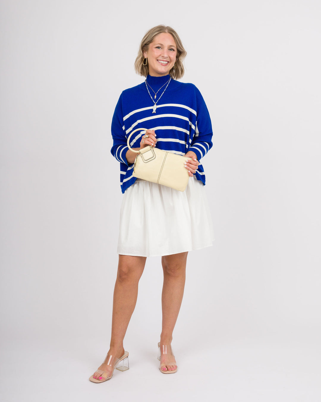 Kerisma Aja Ortho Striped Sweater - Blue and White