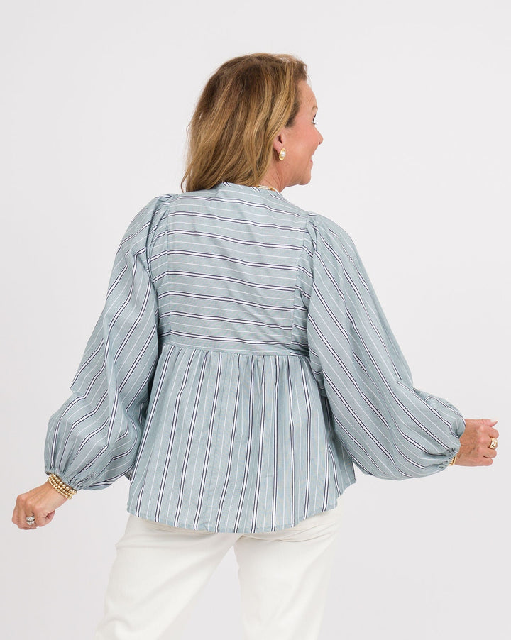 Topiary Tie Front Top