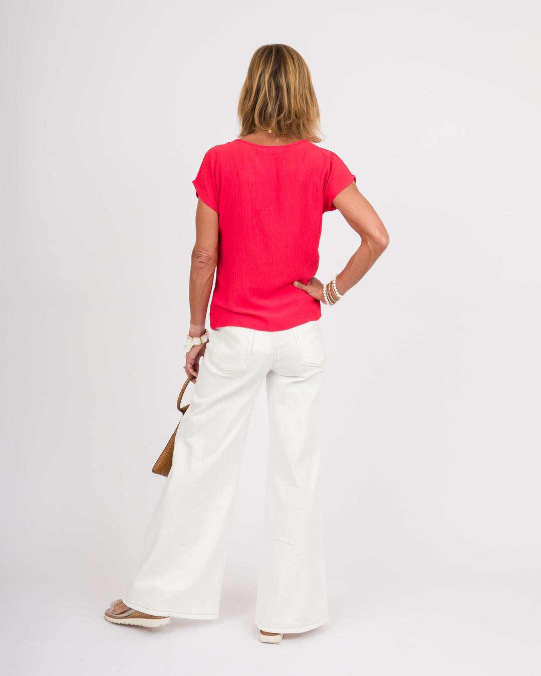 Knot Your Basic Red Top