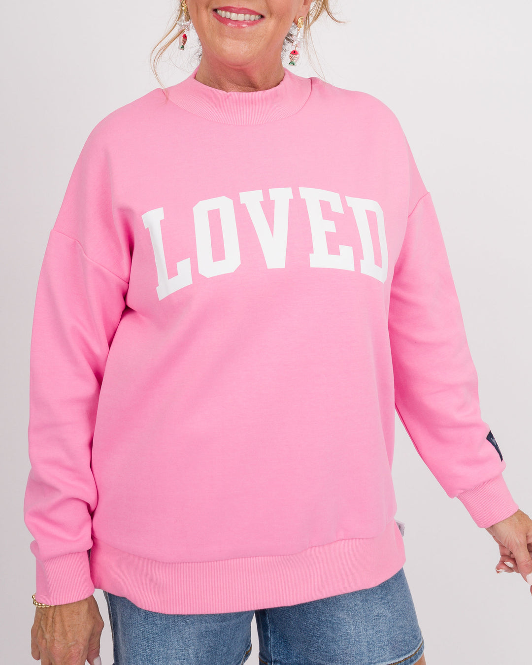Reversible Love/Chosen Sweatshirt - Pink