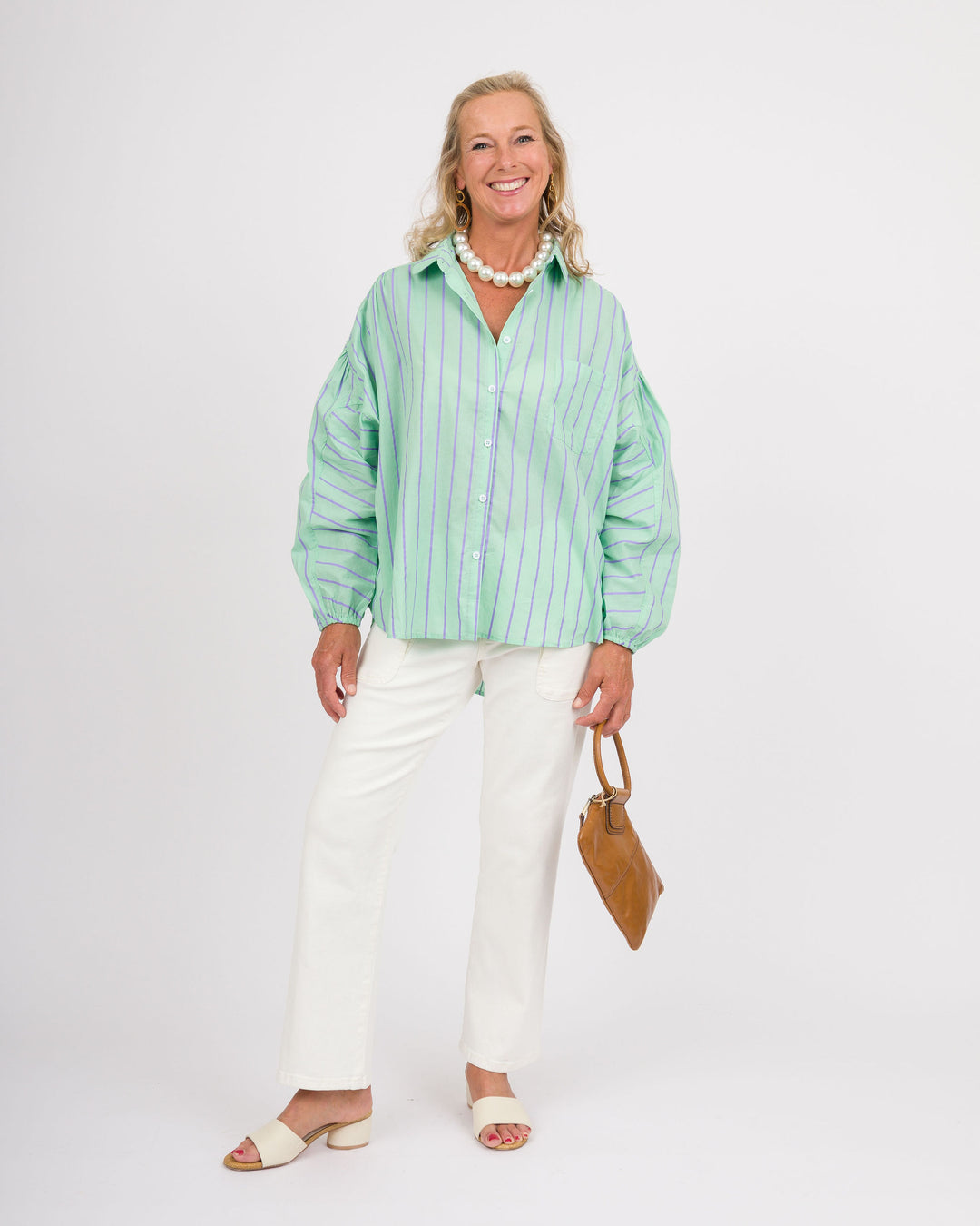 Grapevine Striped Button Down