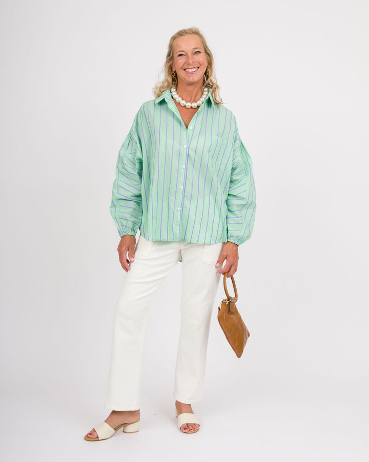Grapevine Striped Button Down