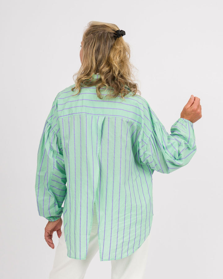 Grapevine Striped Button Down