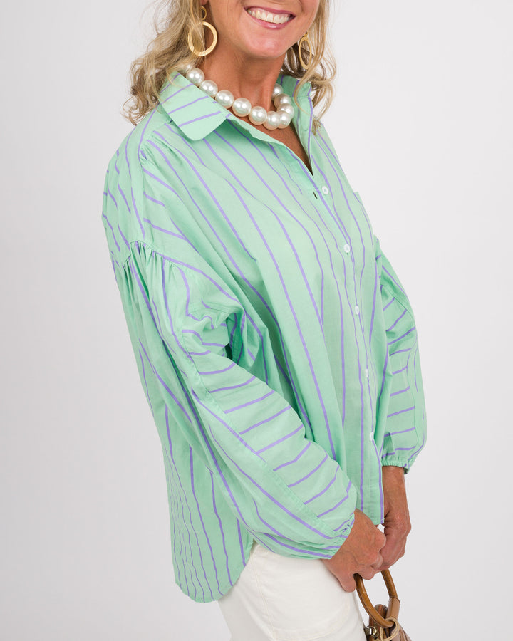 Grapevine Striped Button Down