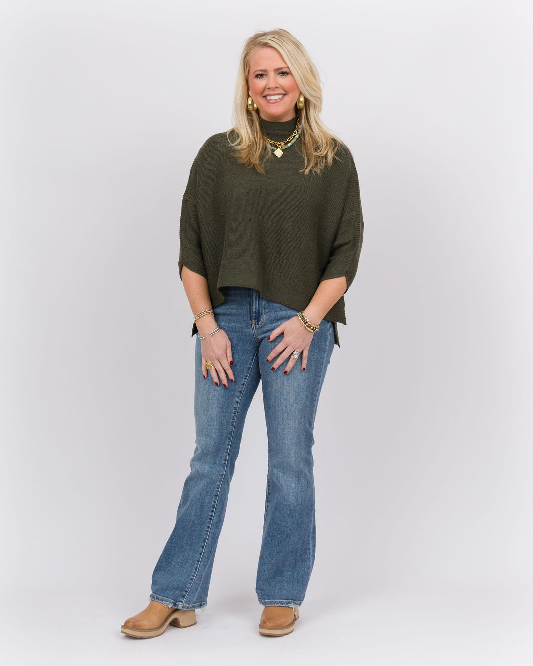 Kerisma Boho Sweater - Olive