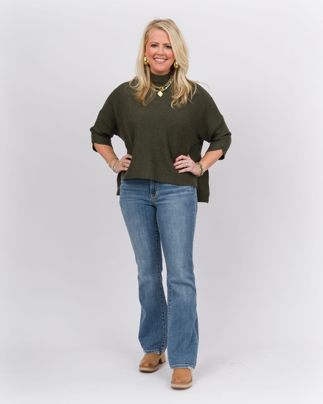 Kerisma Boho Sweater - Olive