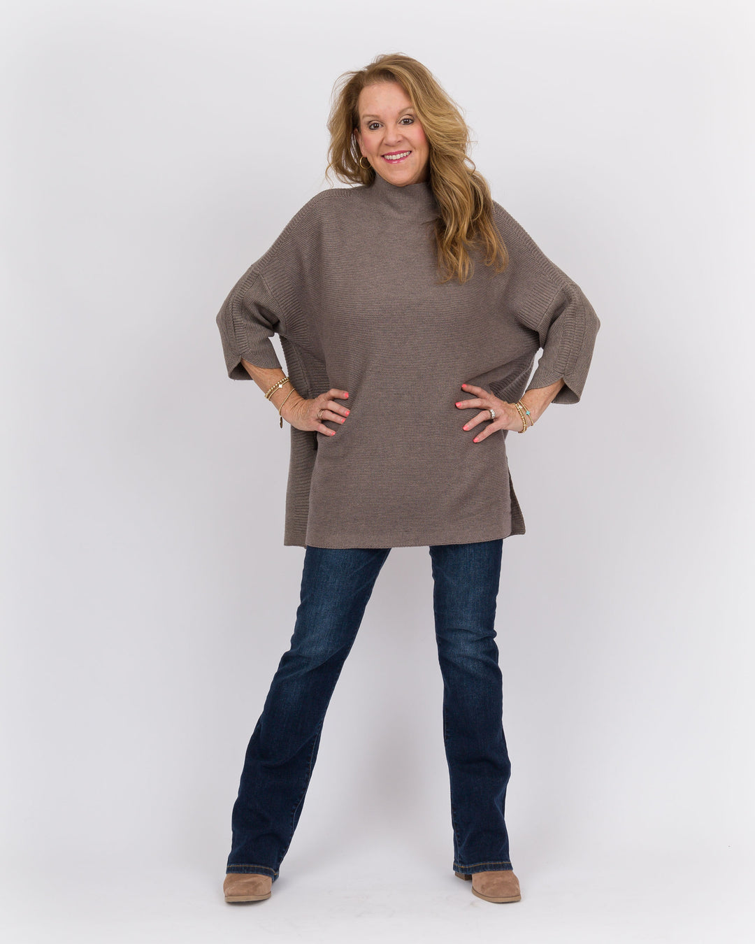 Kerisma Boho Tunic Heather Brown