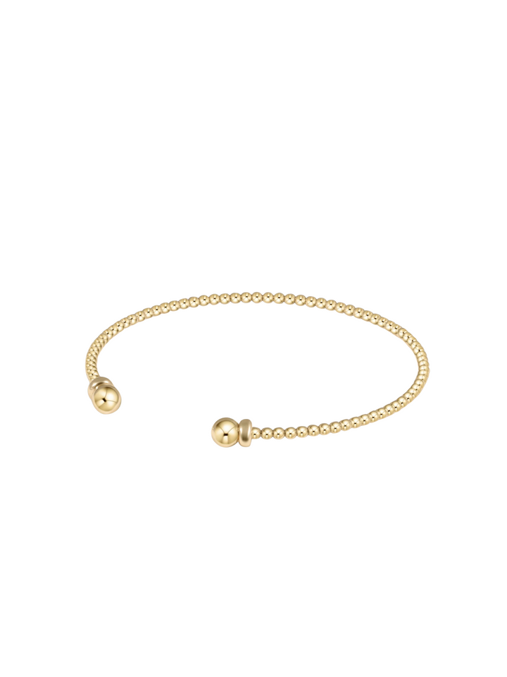 enewton Classic Gold 2mm Bead Cuff - Gold