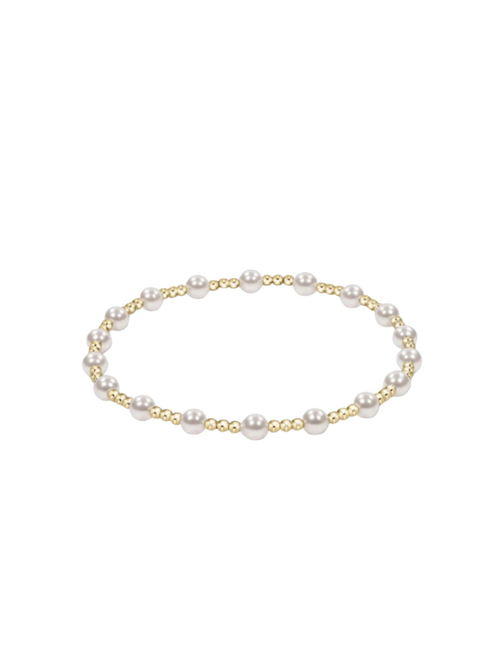 enewton Classic Sincerity Pattern 4mm-Pearl Bracelet