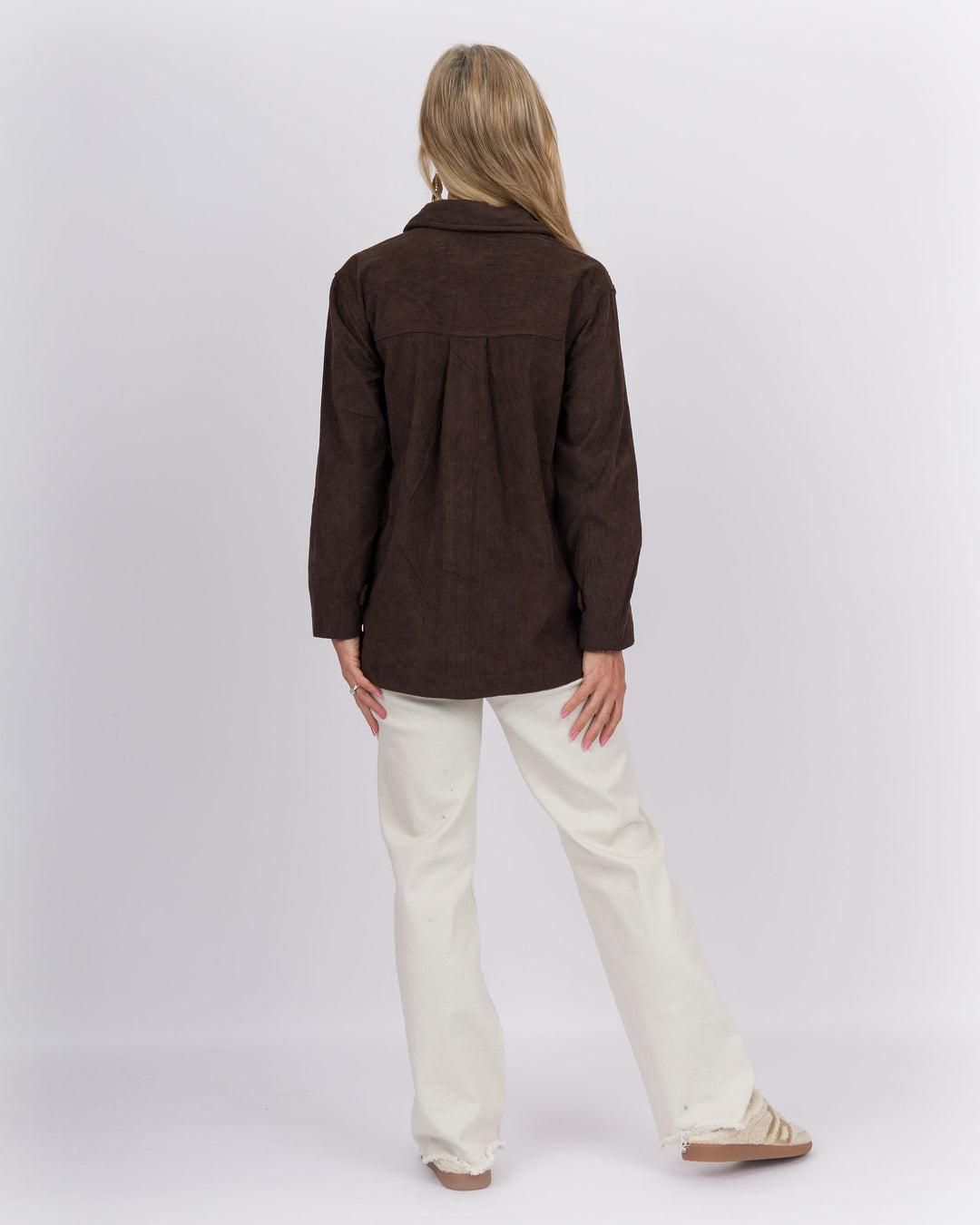 Annissa Shacket Timber Brown