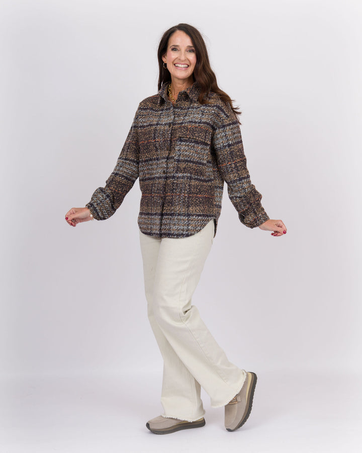 Cersei Shacket Tan Rust