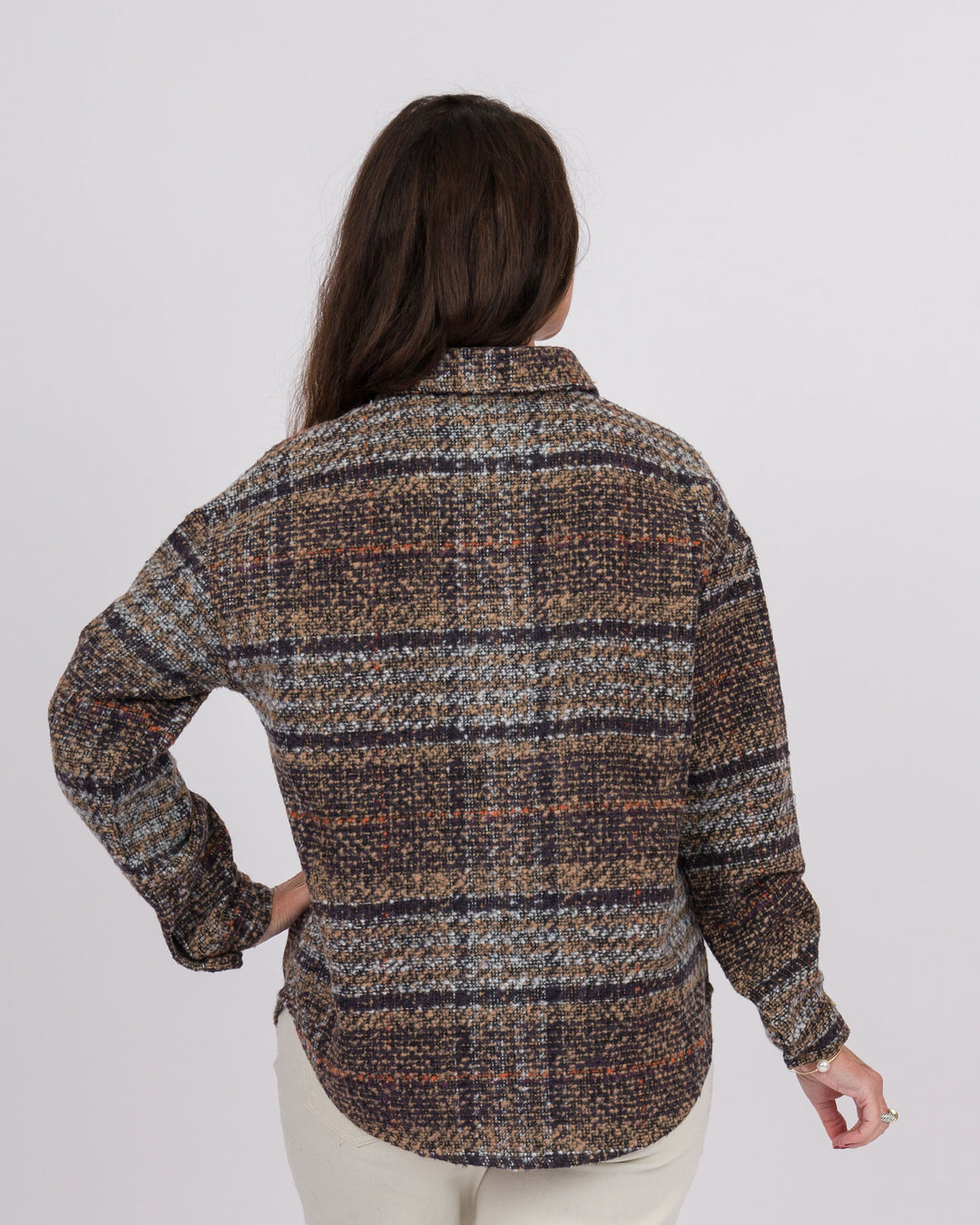 Cersei Shacket Tan Rust