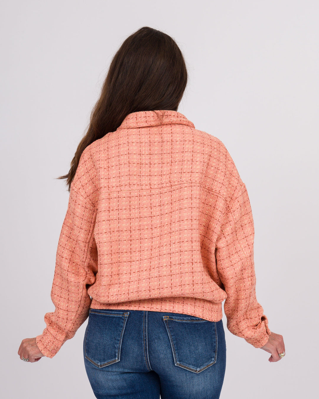 Tweed Coral Jacket