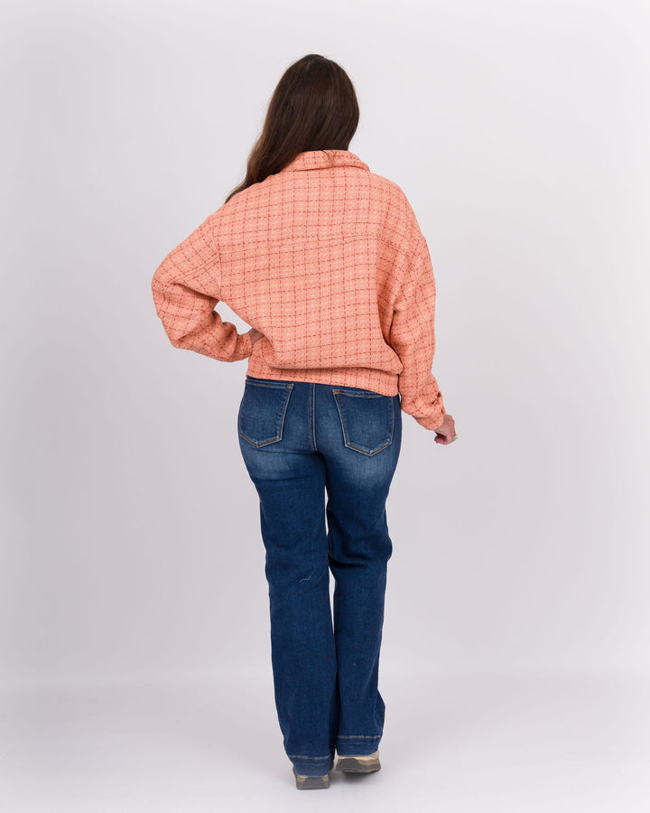 Tweed Coral Jacket