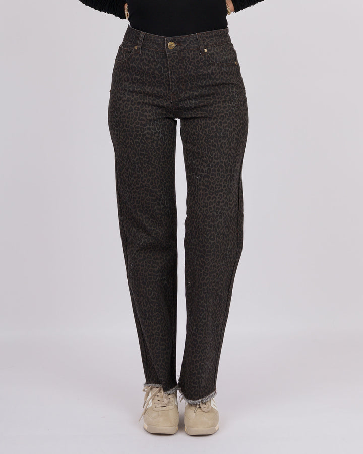 Heart of Pine  Cheetah Print Jeans