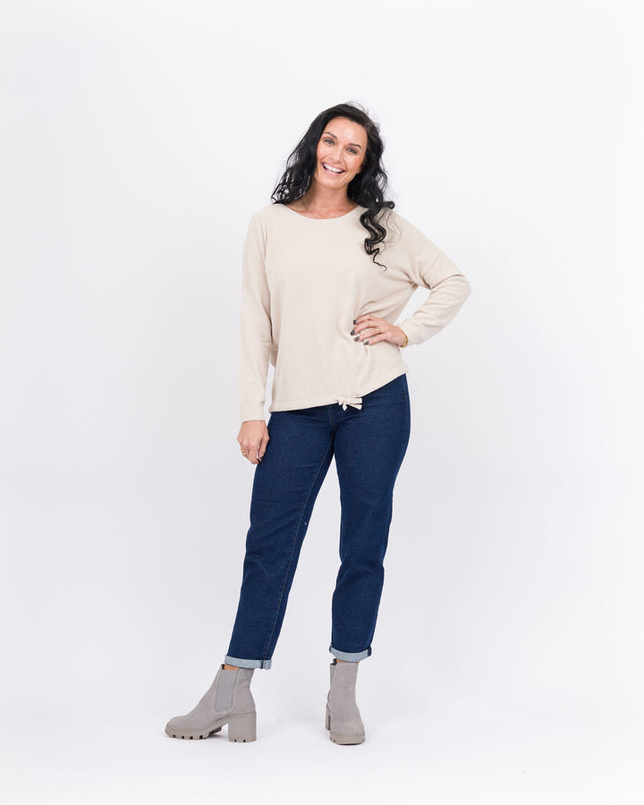 Barefoot Dreams Slouchy Pullover -Stone