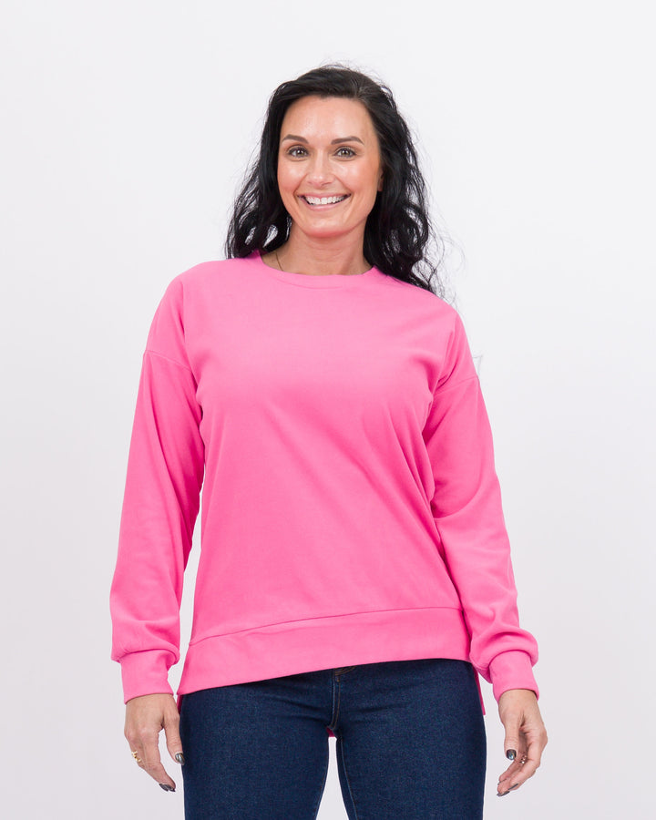 Fleece Crew Neck - Pink