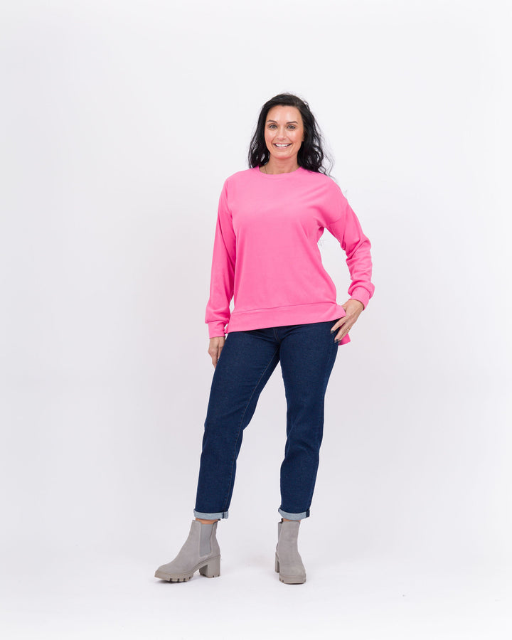 Fleece Crew Neck - Pink