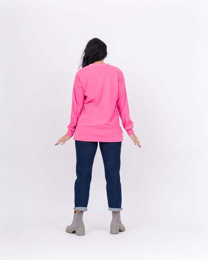 Fleece Crew Neck - Pink