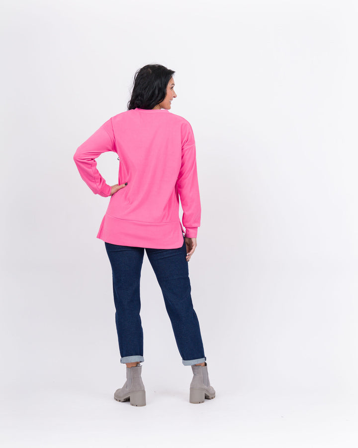 Fleece Crew Neck - Pink